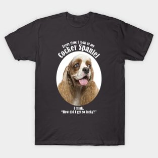 Lucky Cocker Spaniel T-Shirt